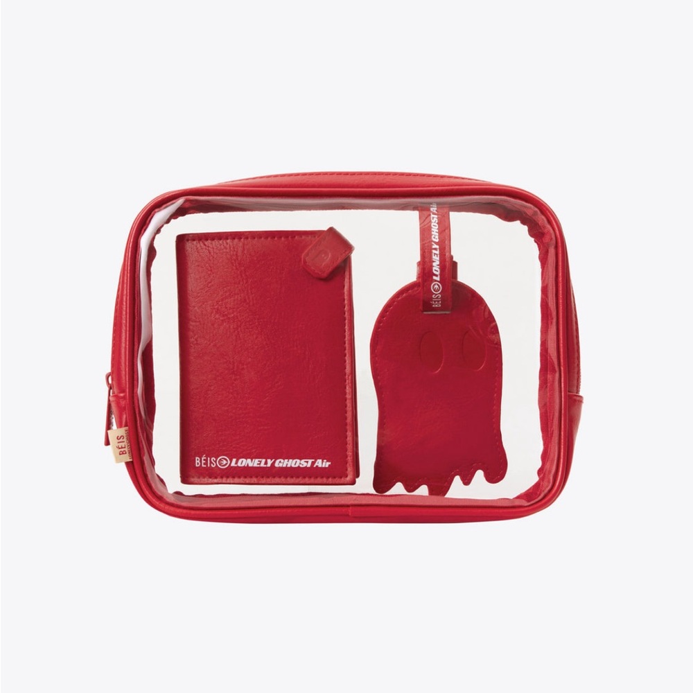 BEIS X LONLEY GHOST PASSPORT & LUGGAGE TAG SET NWT
